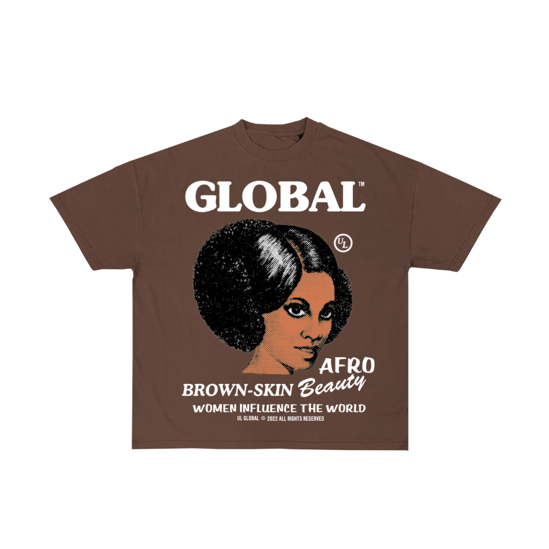Global Influence T-Shirt Brown