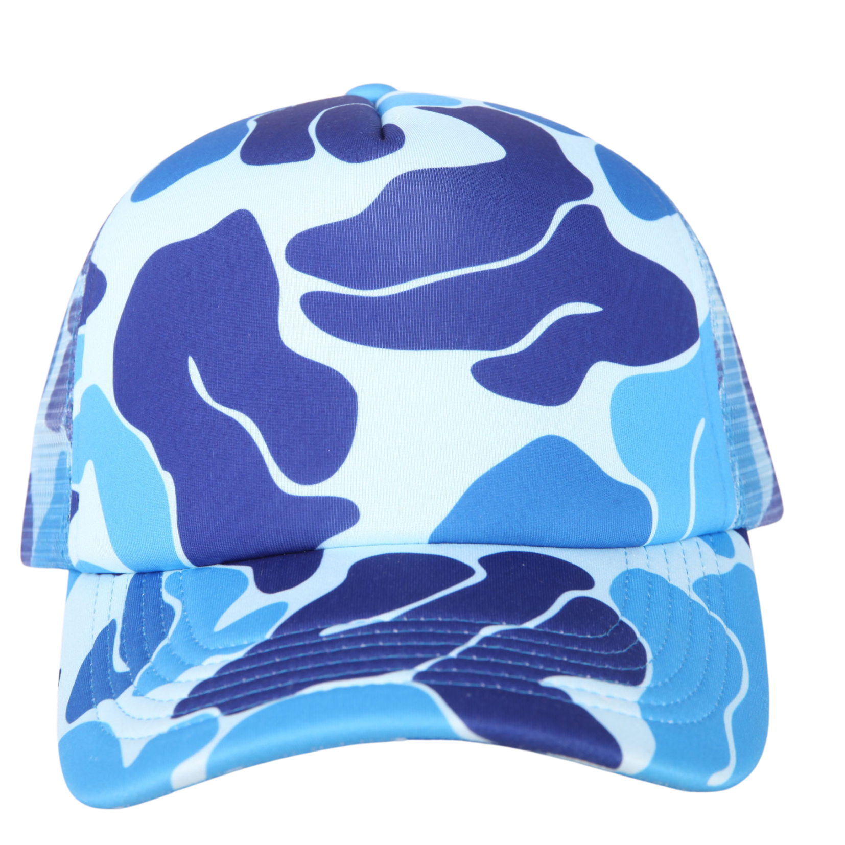 Blue Camo Trucker Hat