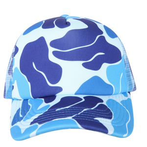 Blue Camo Trucker Hat